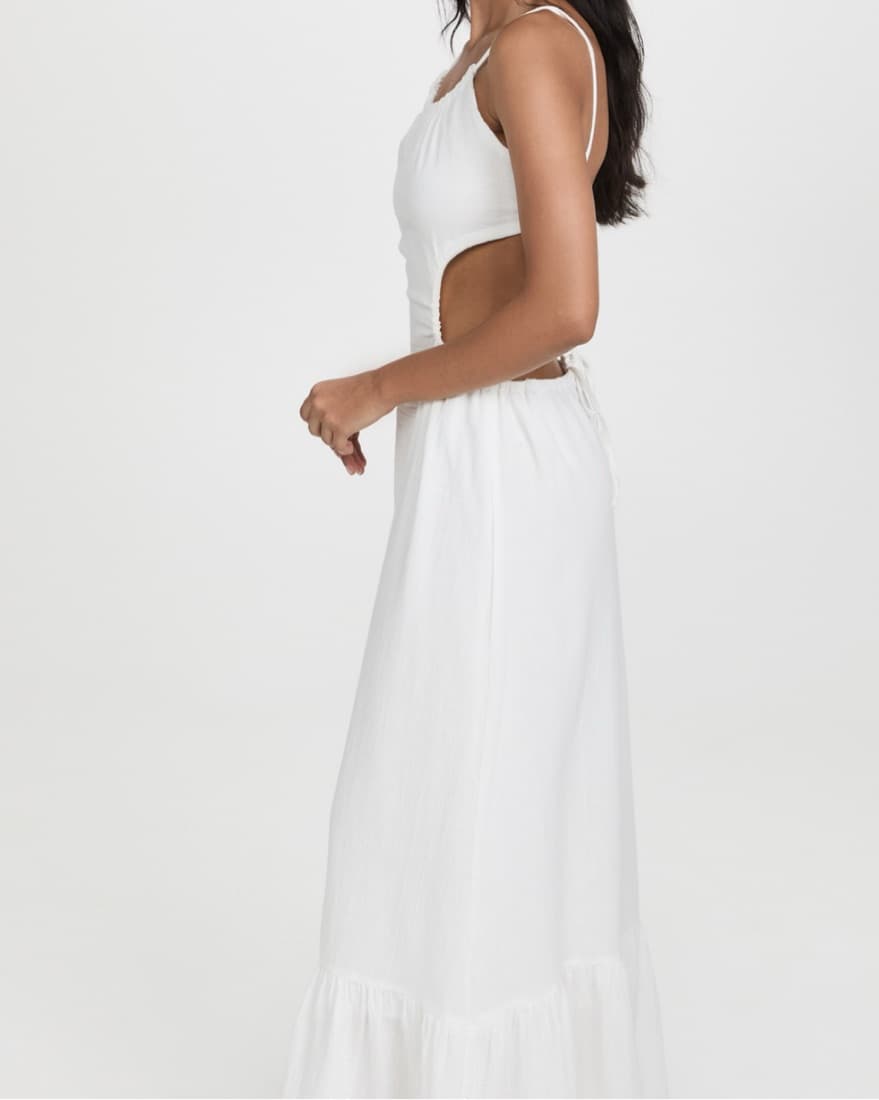 White Maxi Dress  - Image 3