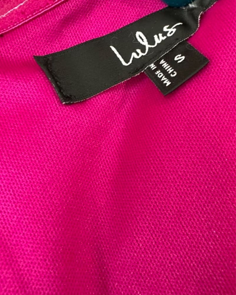 Magenta Strapless Maxi dress - Image 6