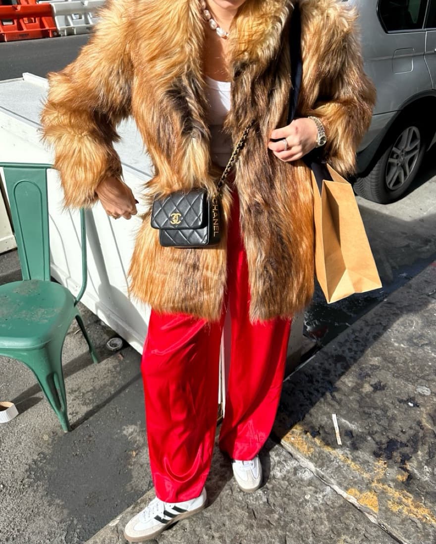 Vintage Style Fur Coat  - Image 1