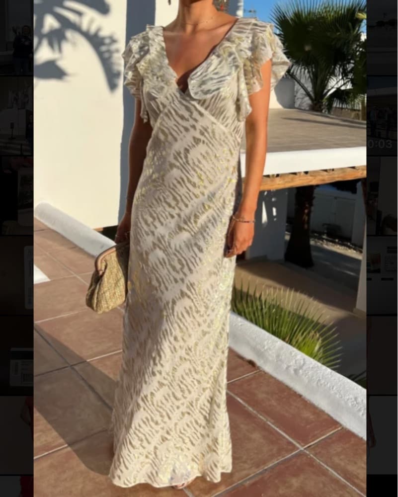 Glamorous Metallic Slip Dress - Image 2
