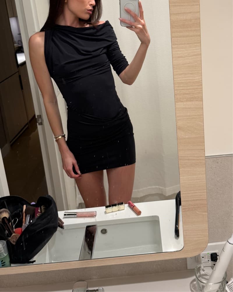 Jacquemus La Mini Robe Drapeado - Image 3