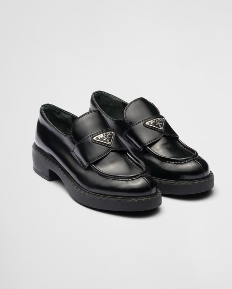 Prada Leather Loafers  - Image 2