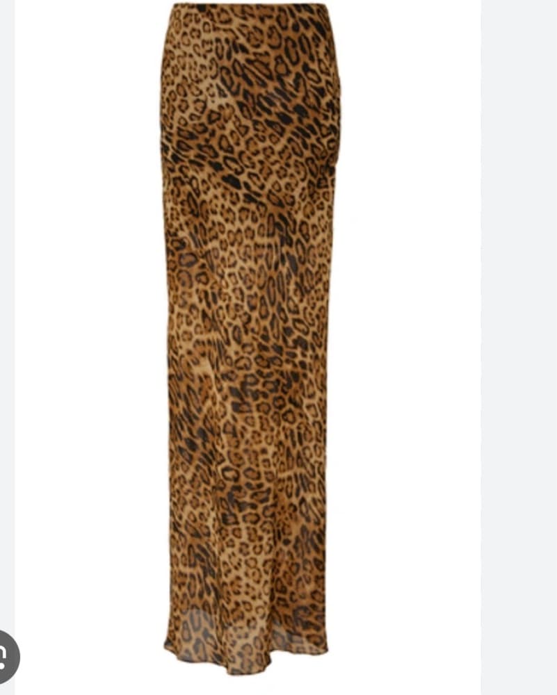 Nili Lotan Ella leopard Print Skirt  - Image 3