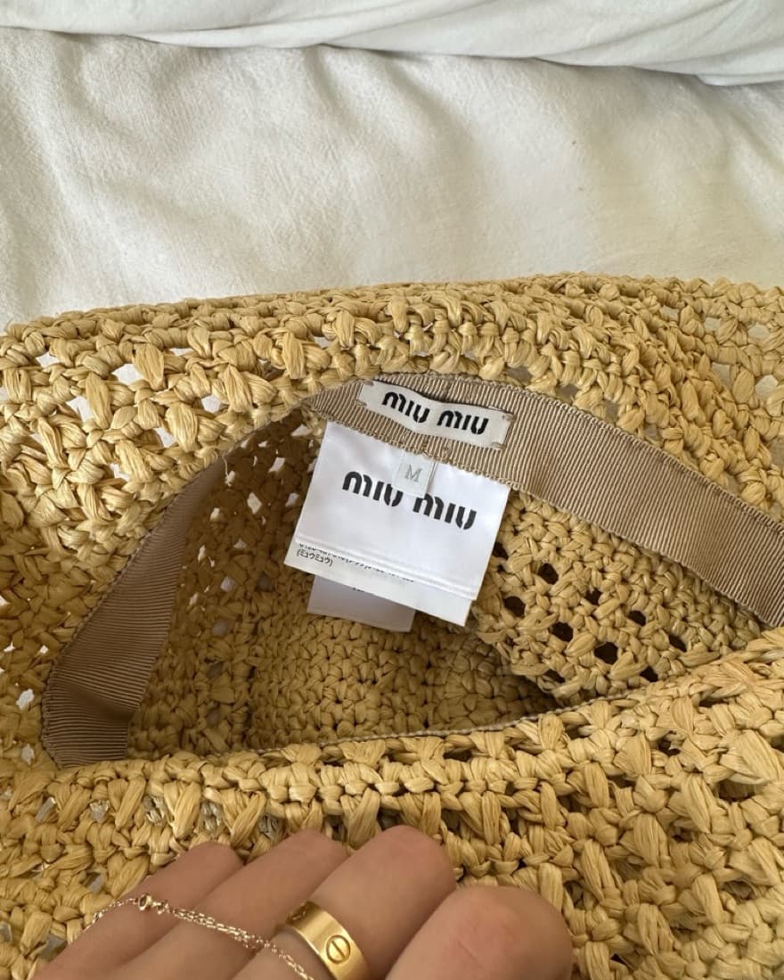 Miu Miu Raffia hat  - Image 5