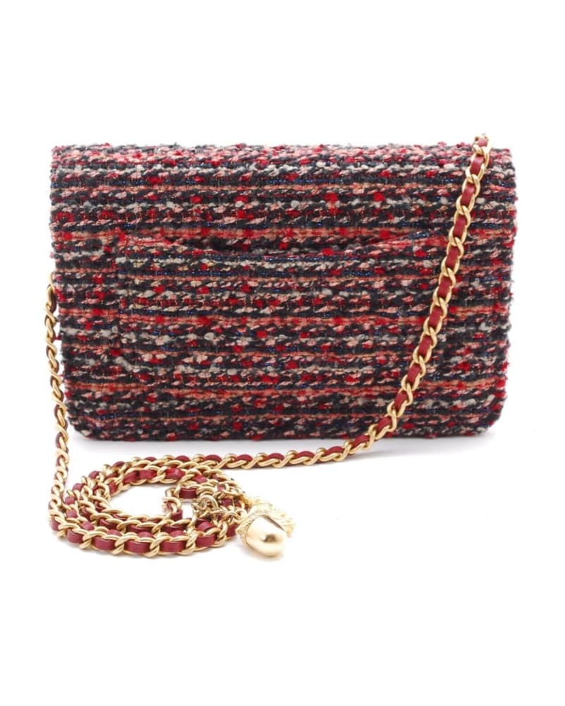 Chanel Tweed Wallet On Chain  - Image 2