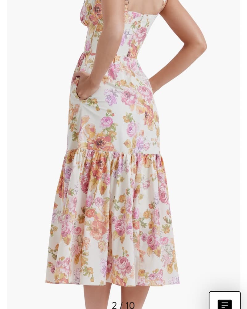 House of CB Elia Floral Dress - Image 3