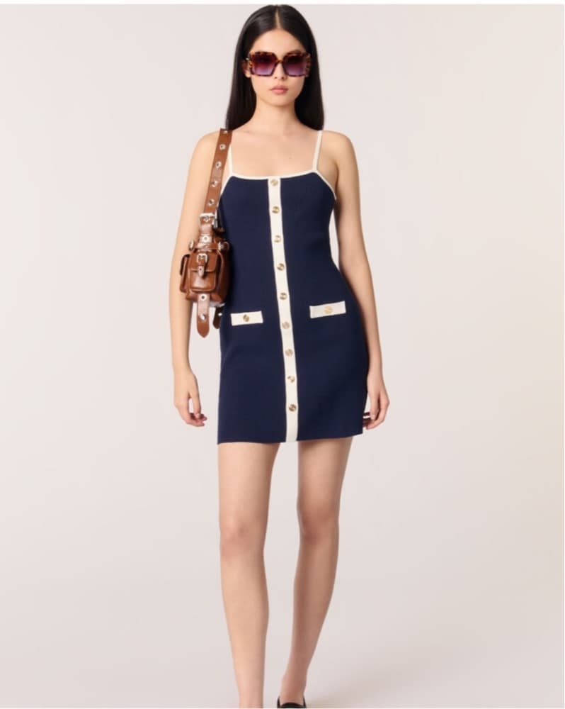 Maje Rib knit Dress - Image 1