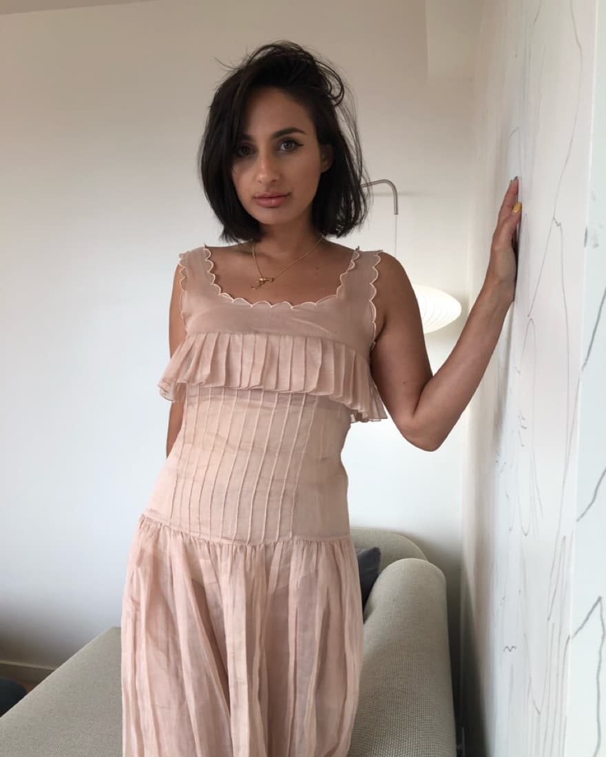 Nude Fendi Maxi Dress - Sheer  - Image 1