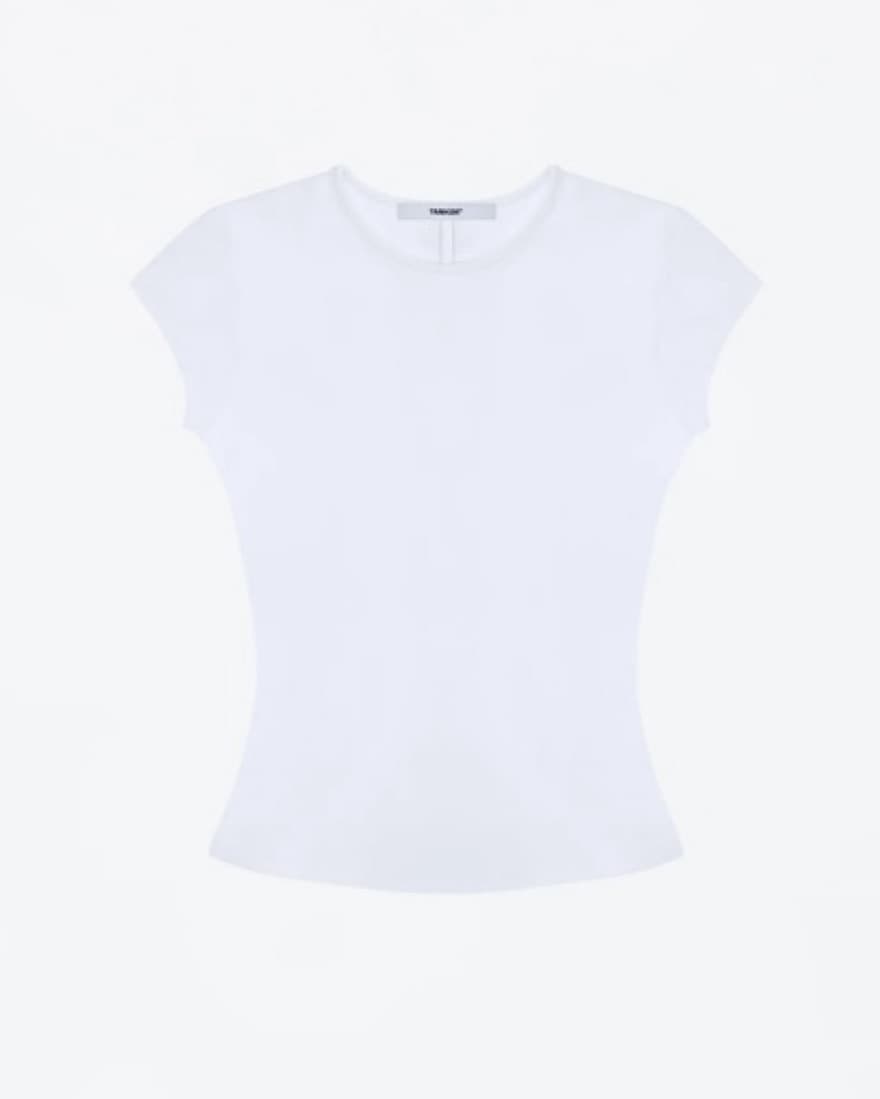 Tank Air Cap Sleeve Baby Tee - Image 1