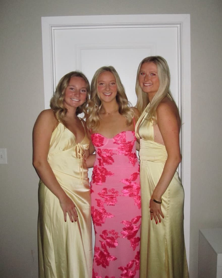 Yellow Satin Maxi Peppermayo Dress - Image 4