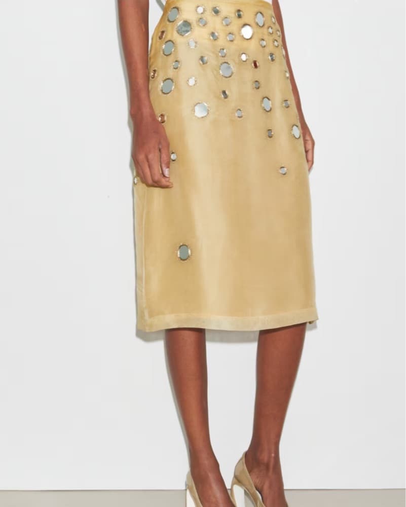 tory burch mirrored skirt - Image 3