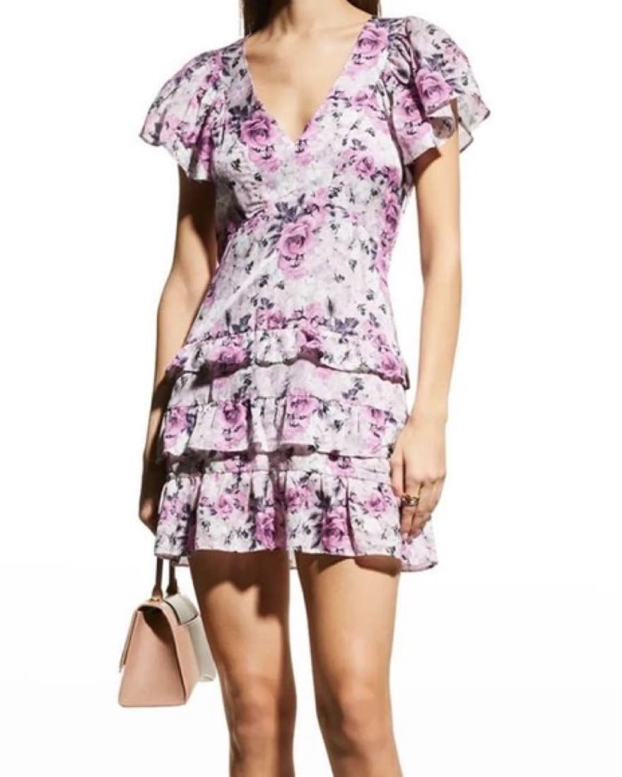 Loveshackfancy purple mini dress  - Image 3