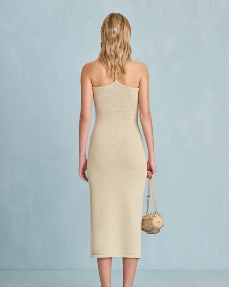 $500 Cult Gaia Valma Knit Dress in Beach - Image 5