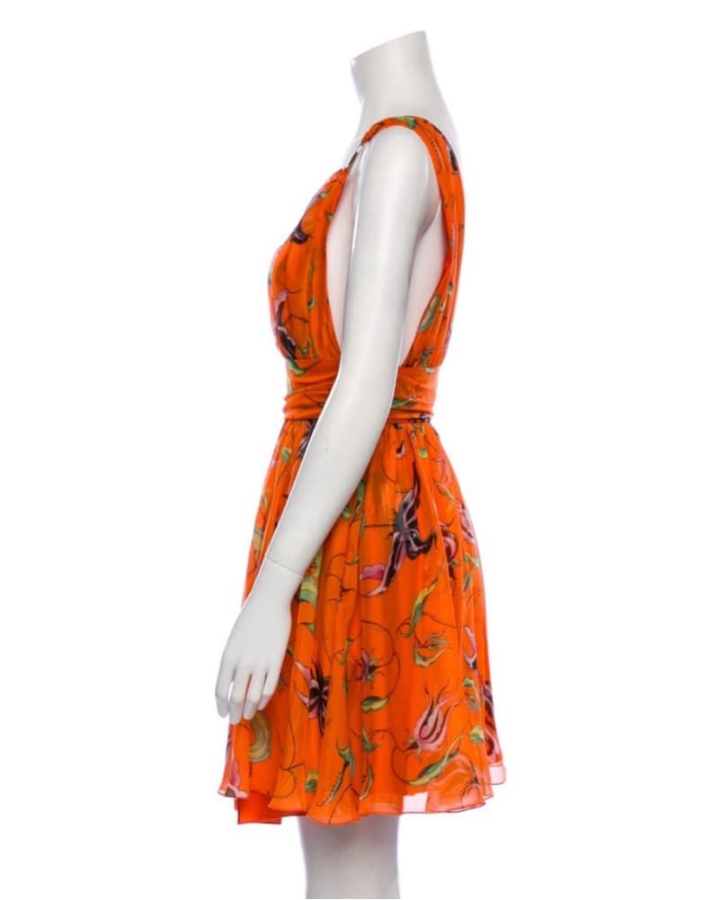 Fausto Puglisi Silk Mini Dress - Image 2