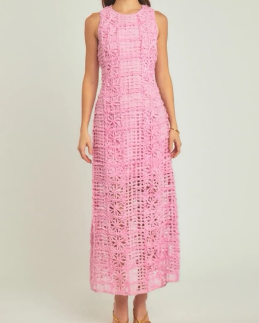 Endless Rose Pink Midi Dress  - Image 1