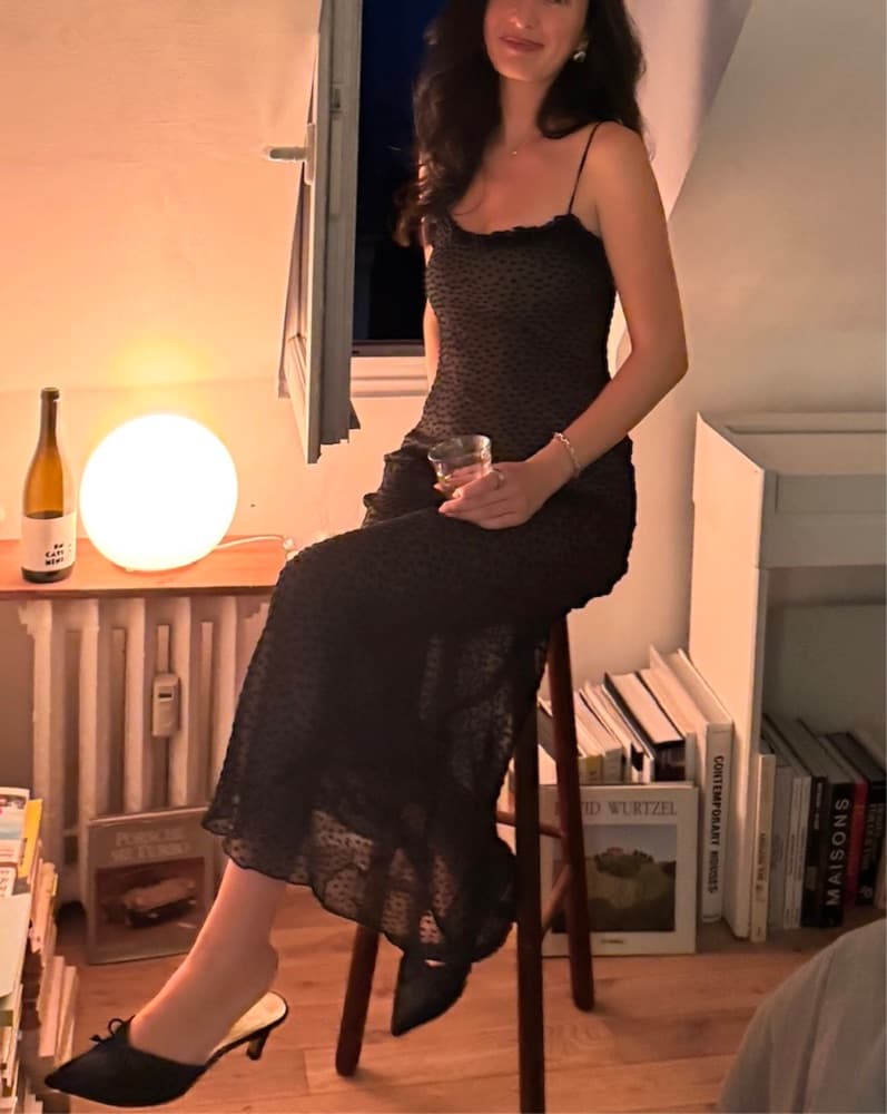 Realisation Par sheer polka dot dress - Image 2