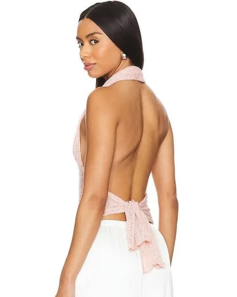 Indah Ayat 70’s Disco Halter Top - Image 2