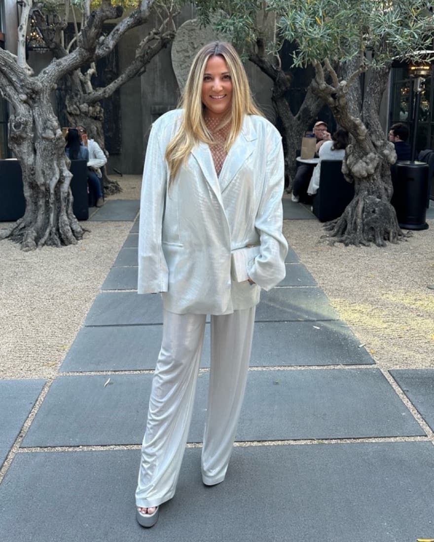 Norma Kamali Oversized Jacket In Pearl - Image 2