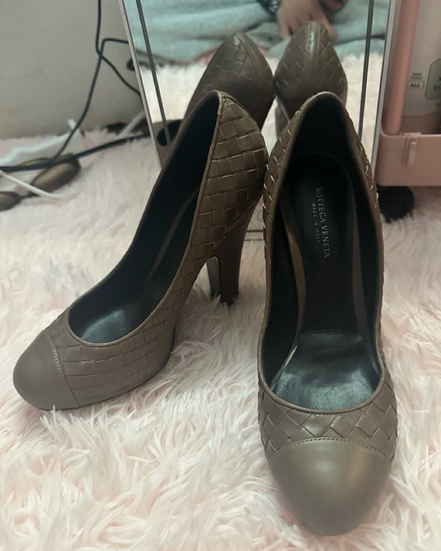 brown Bottega heels - Image 1