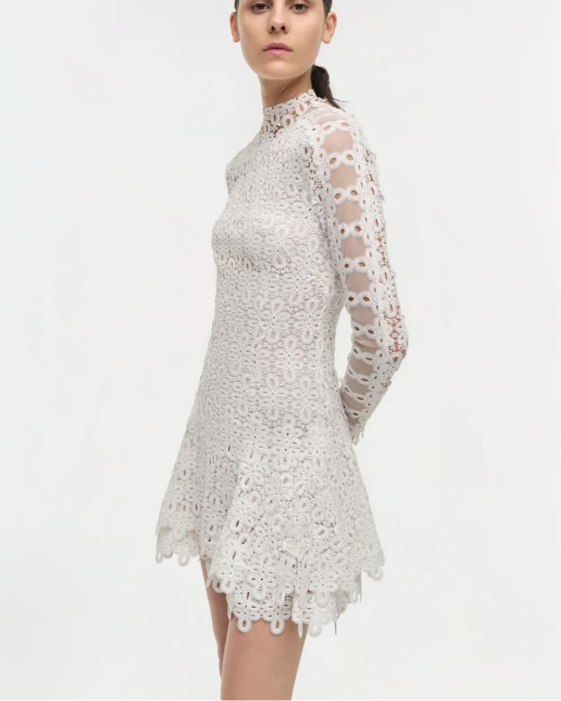 SIMKHAI White Lace Dress - Image 2