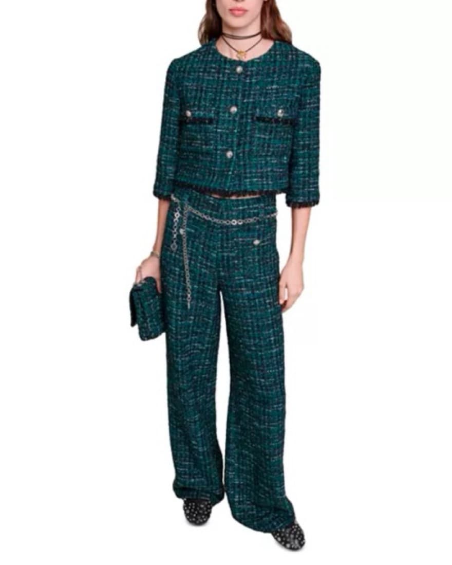 Maje Tweed Short Jacket - Image 1