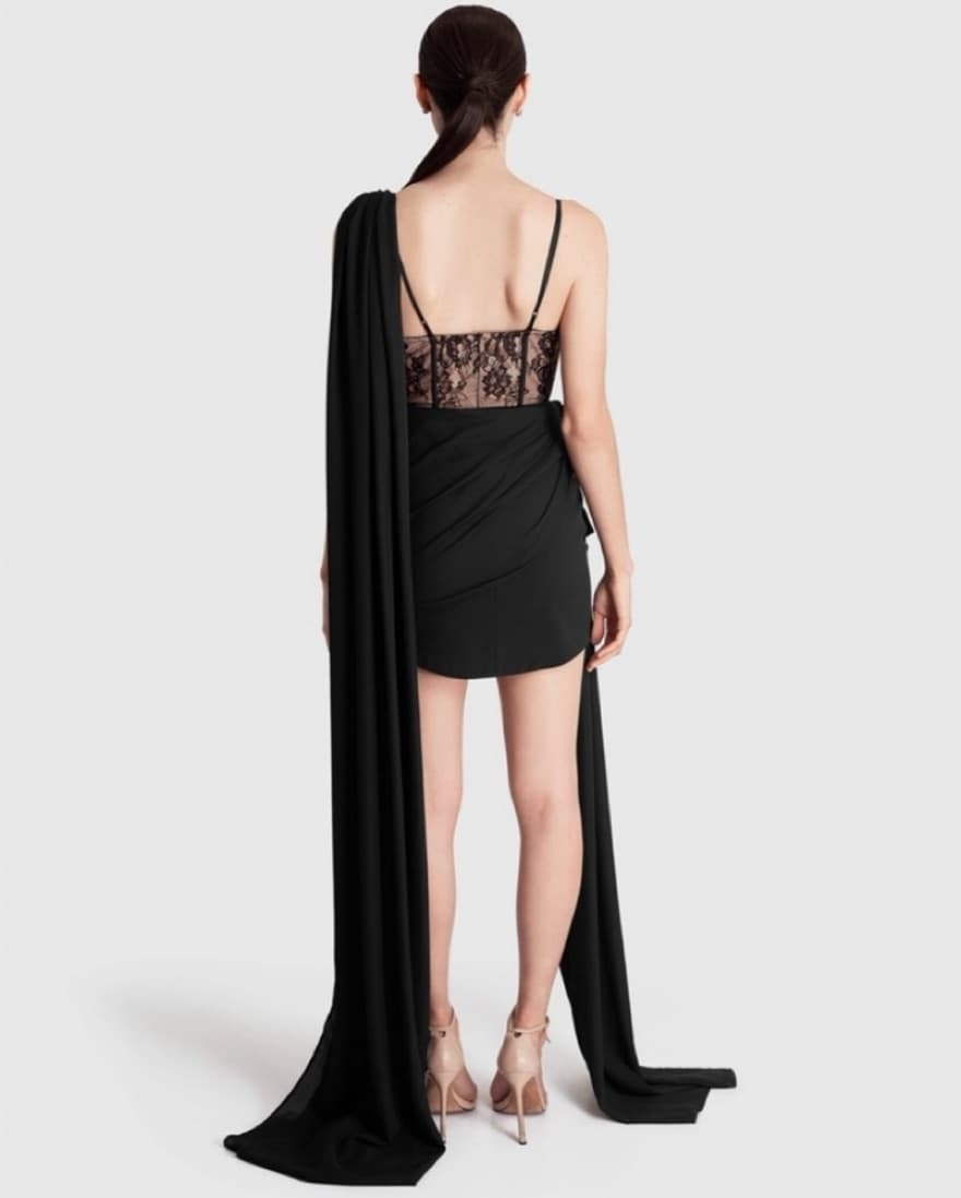 Luciana Balderrama Venus Black Dress - Image 3