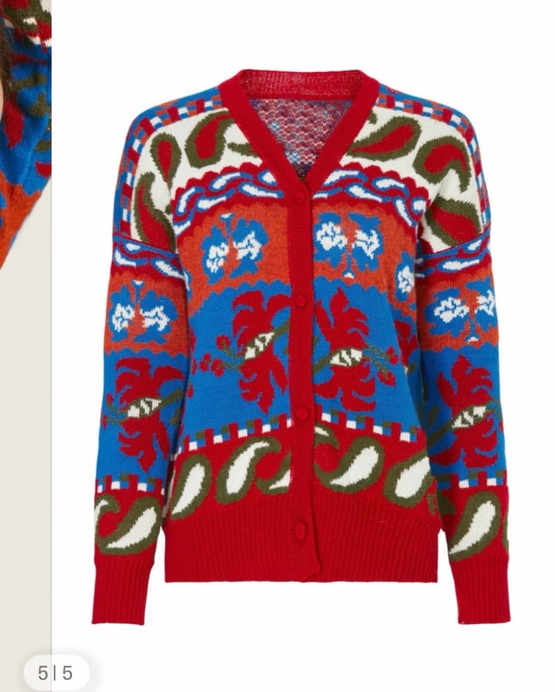Carolina K wool paisley sweater  - Image 1