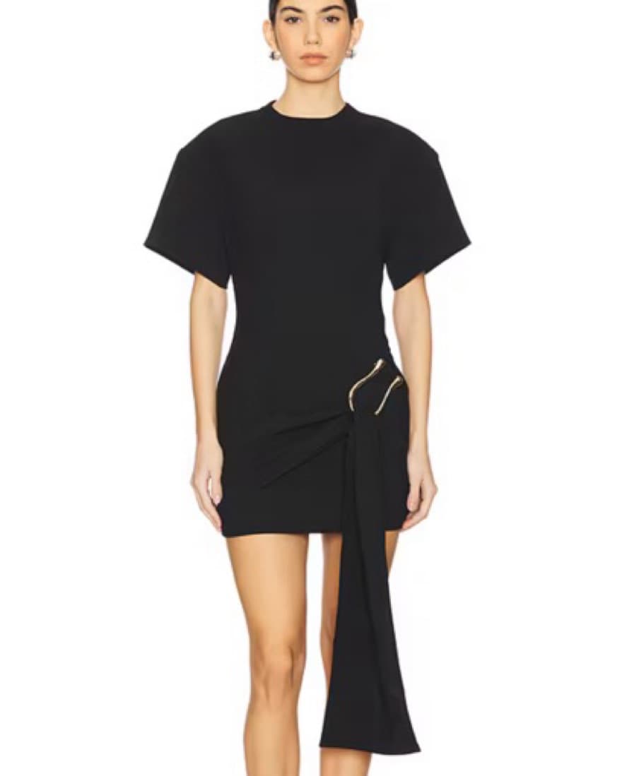Lioness Black Mini Dress - Image 1
