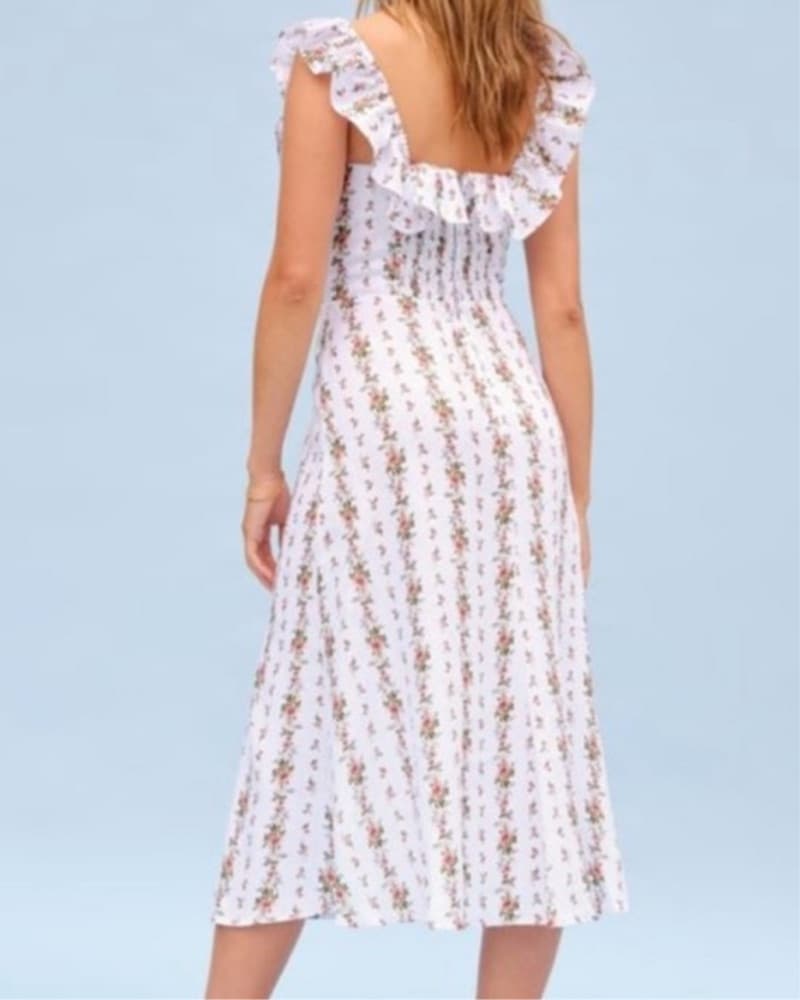 Reformation Amethyst Linen Dress  - Image 3