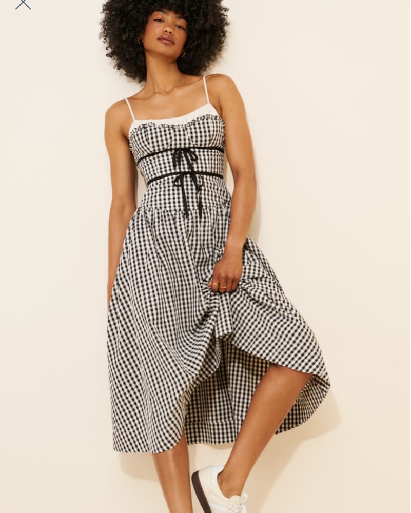 For Love & Lemons Georgia Midi Dress - Image 1