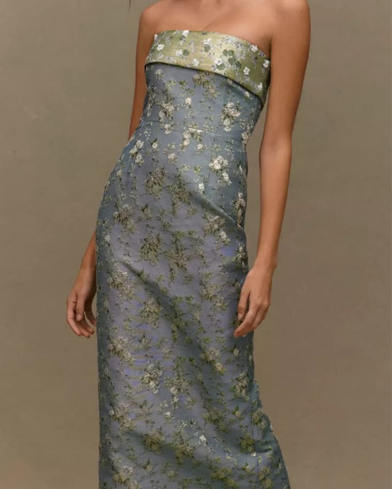 V. Chapman Kennedy Strapless Maxi Dress - Image 6