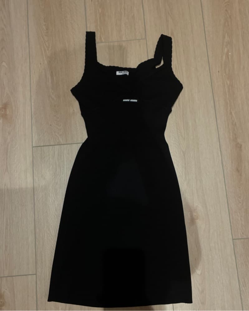 Miu Miu Black Knit Dress - Image 5