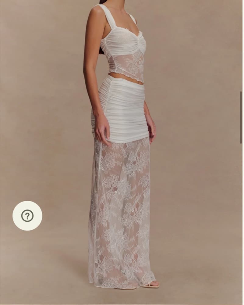 White Lace Meshki Set - Image 3