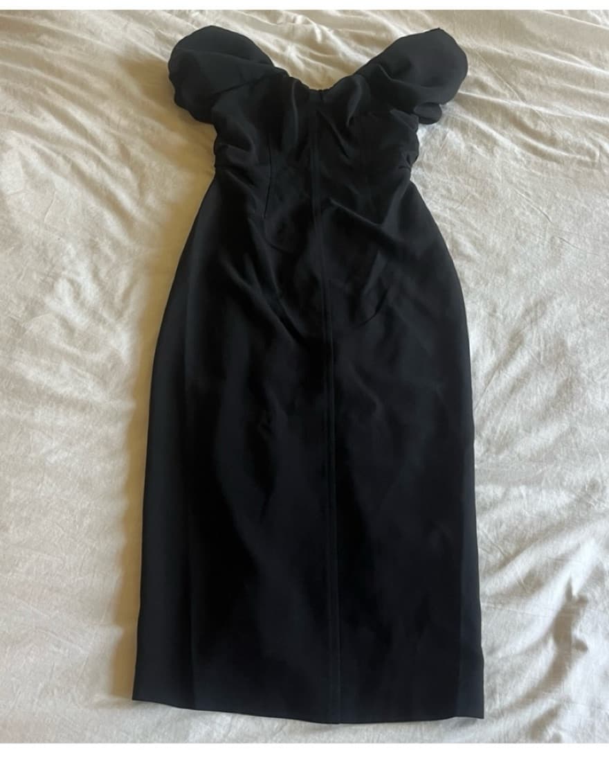 A.L.C. Nora Black Midi Dress - Image 4
