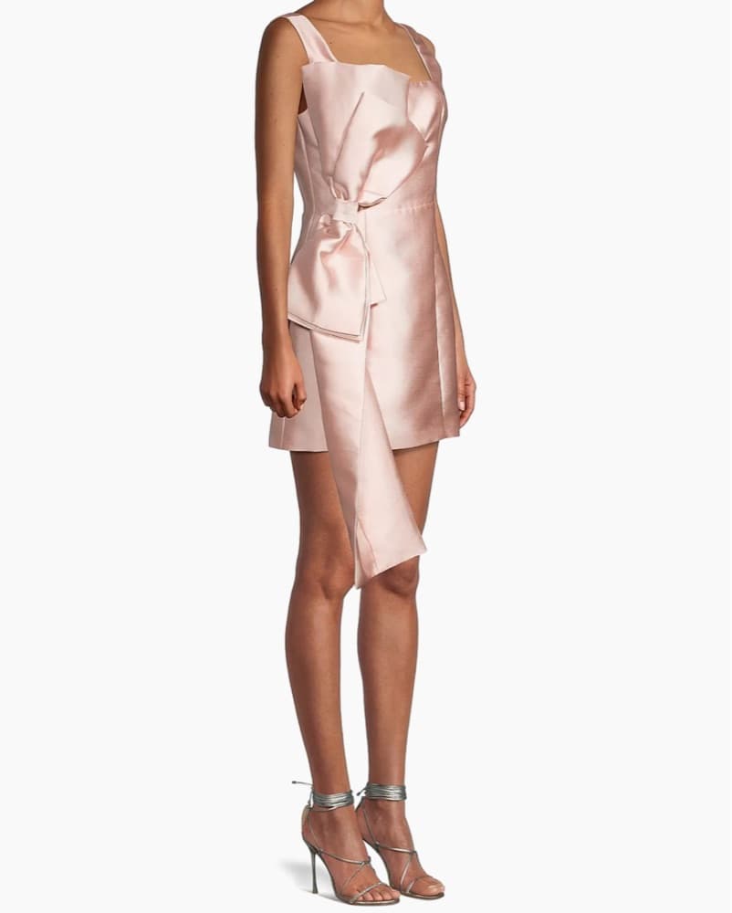 Elliatt Pink Bow Dress - Image 2