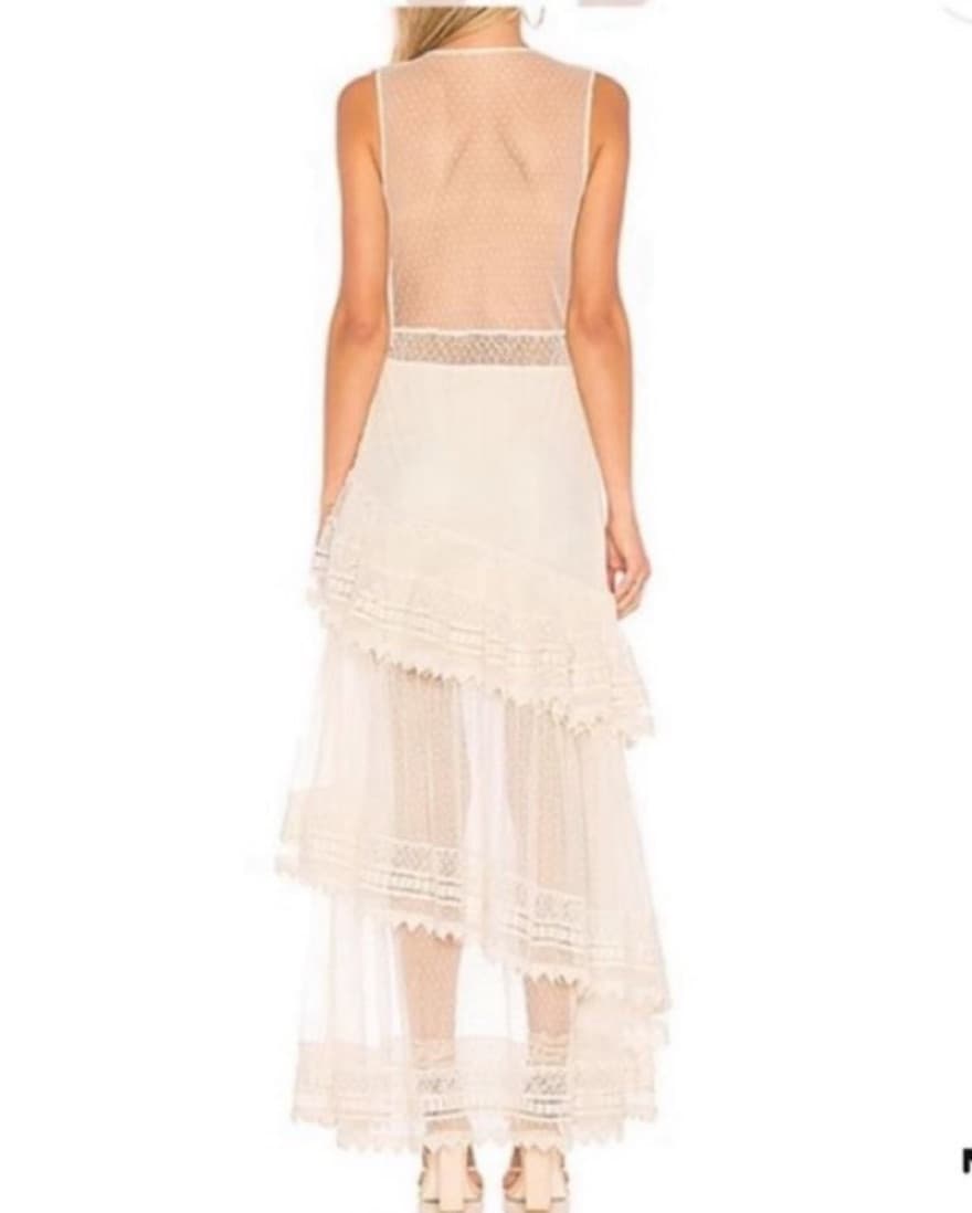 REVOLVE Cream/Natural Valence Lace Maxi - Image 3
