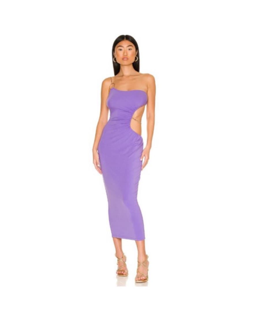 WeWoreWhat Snake chain Cut Out Maxi Dres - Image 1