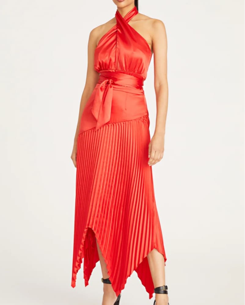 AMUR Dixon Dress Red - Image 1