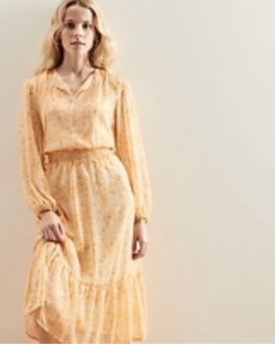 Yellow & Cream Dress - Image 1