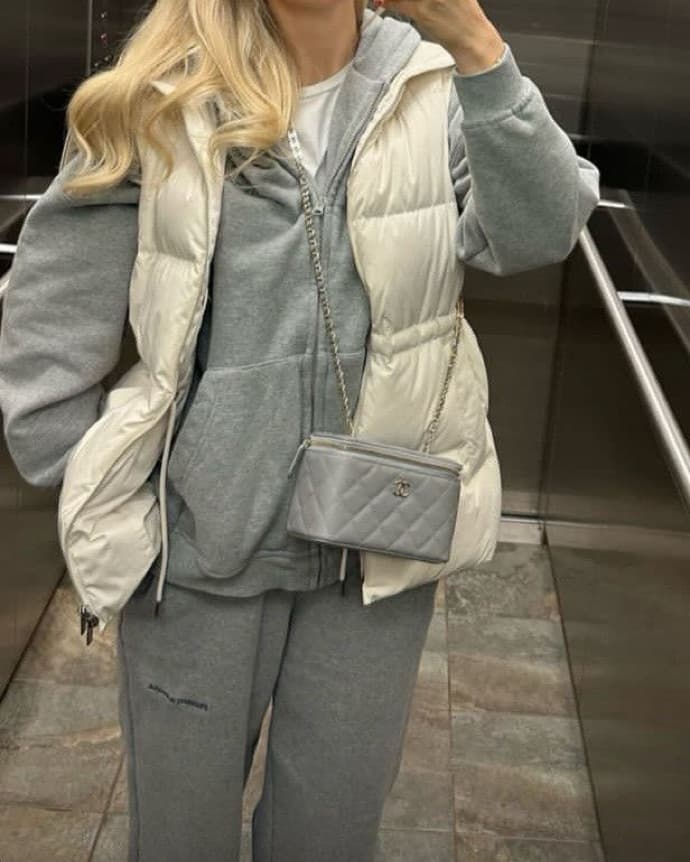 White Puffer Vest - Image 1