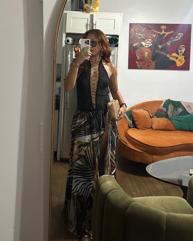 Jaded London Animal Print Maxi Dress - Image 4