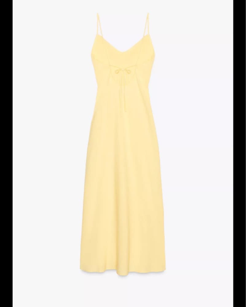 ZARA YELLOW MIDI DRESS  - Image 4