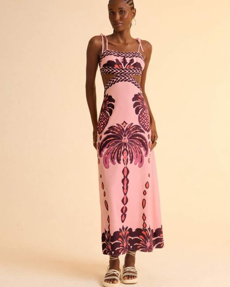 Pink Maxi Dress - Image 1