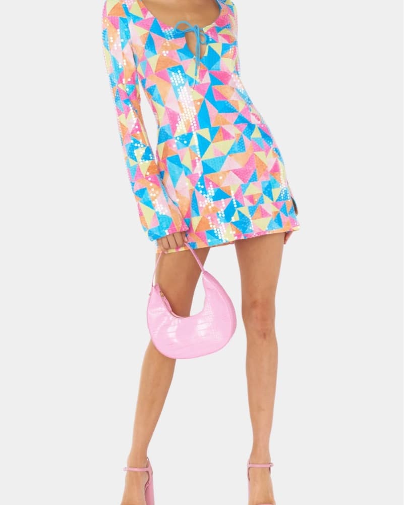 Show Me Your Mumu Geometric Print Dress - Image 3