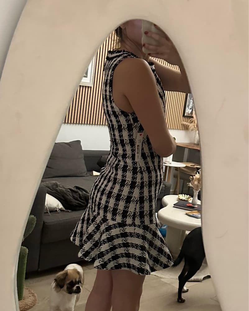 Alice + Olivia Houndstooth Dress - Image 1