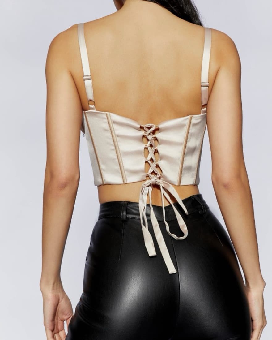 Meshki Champagne Corset Top  - Image 3