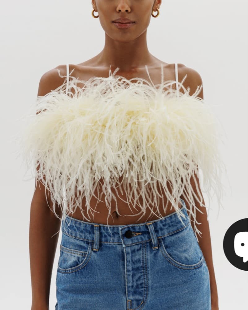 Cult Naked Feather Skirt And Top Set - Image 3