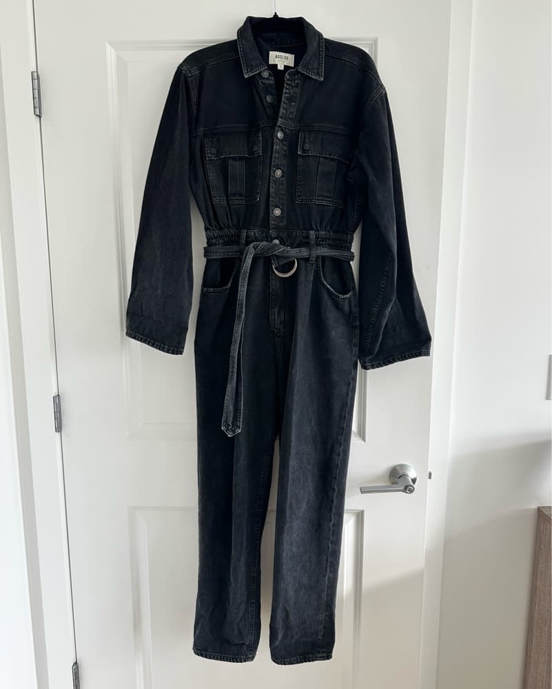 Agolde Black Jumpsuit - Image 1