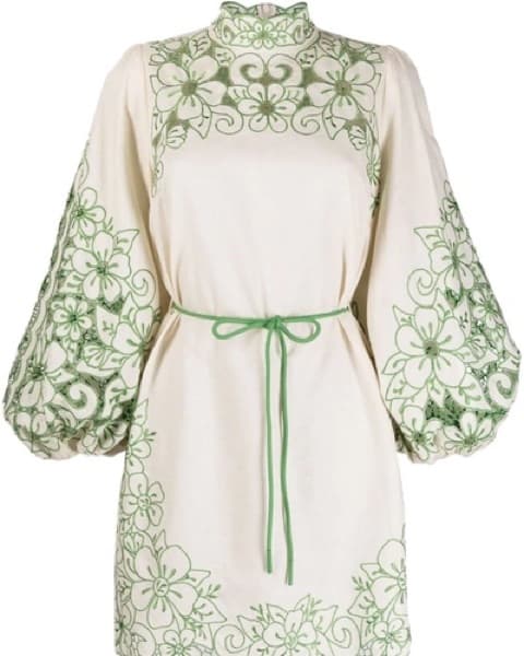 Zimmermann Teddy Floral Linen Dress  - Image 3