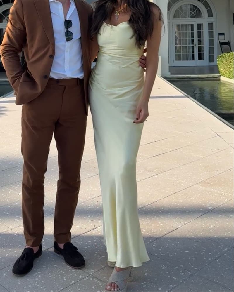 Shona Joy Butter Yellow Dress - Image 3
